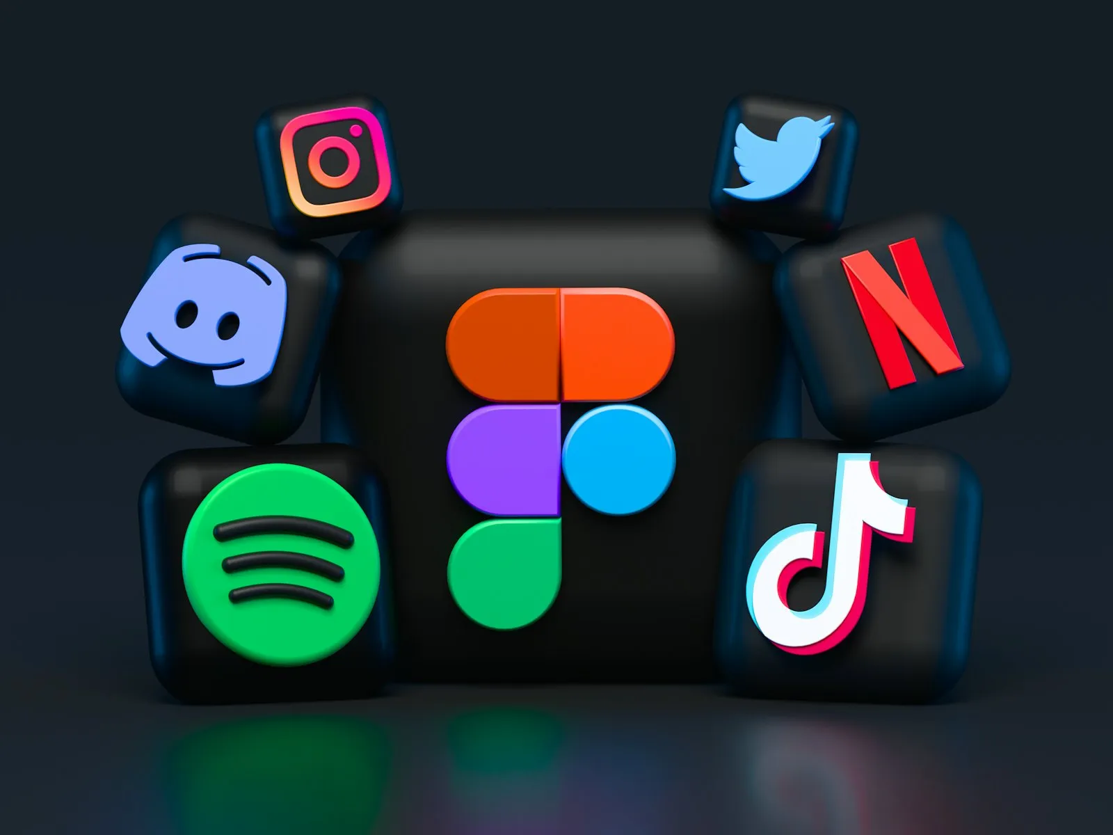 Phone showing social media apps