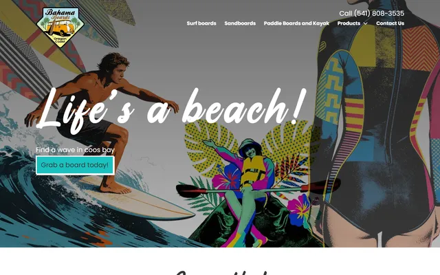 Bahama Boards website