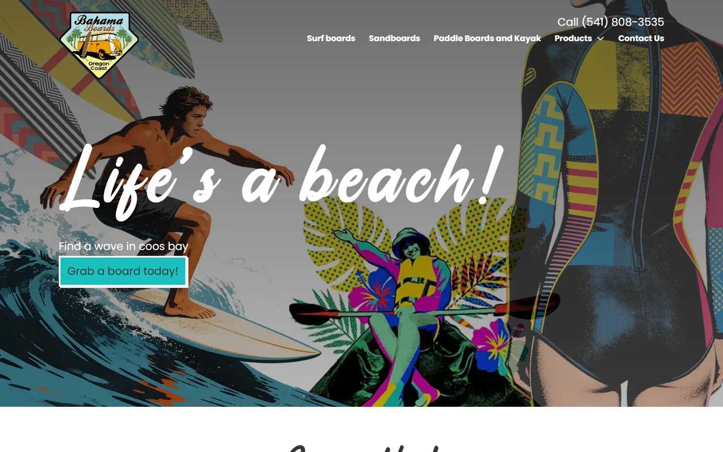 Bahama Boards website