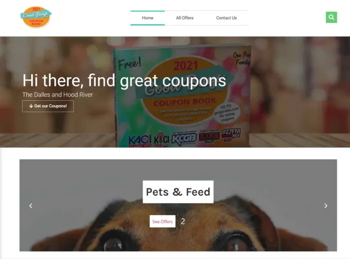 Goodbuys Coupons website