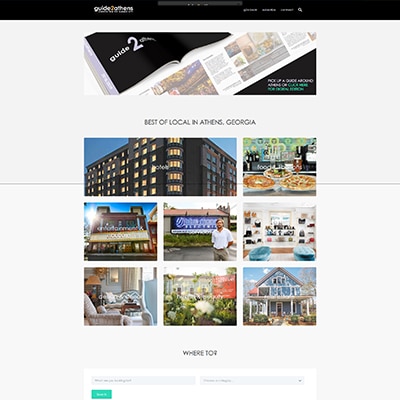 Guide 2 Athens website