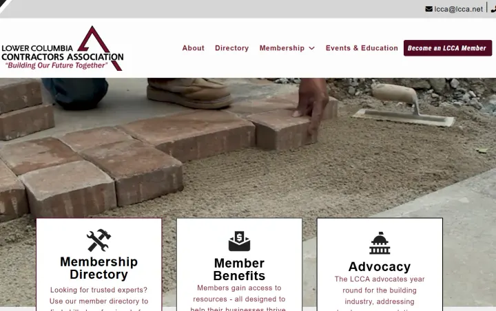 LCCA (Lower Columbia Contracts Association) website