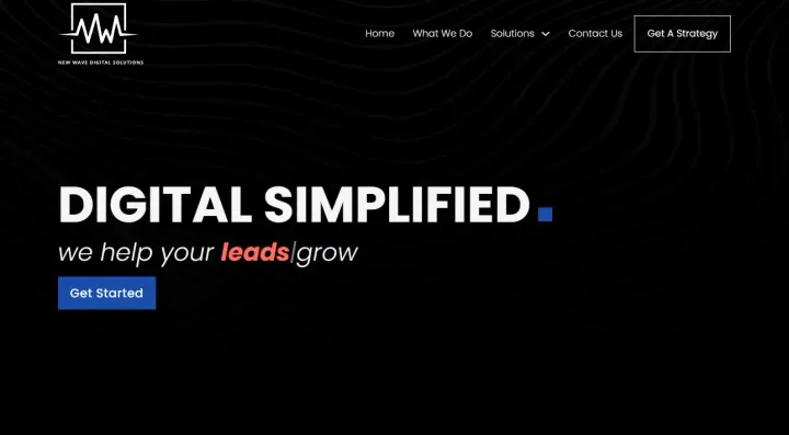 New Wave Digital Solutions website