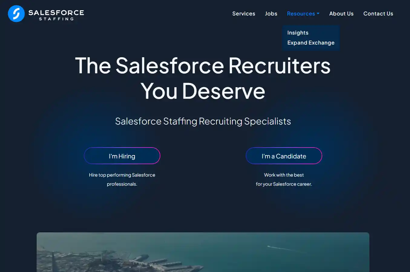 The Salesforce Recruiter website